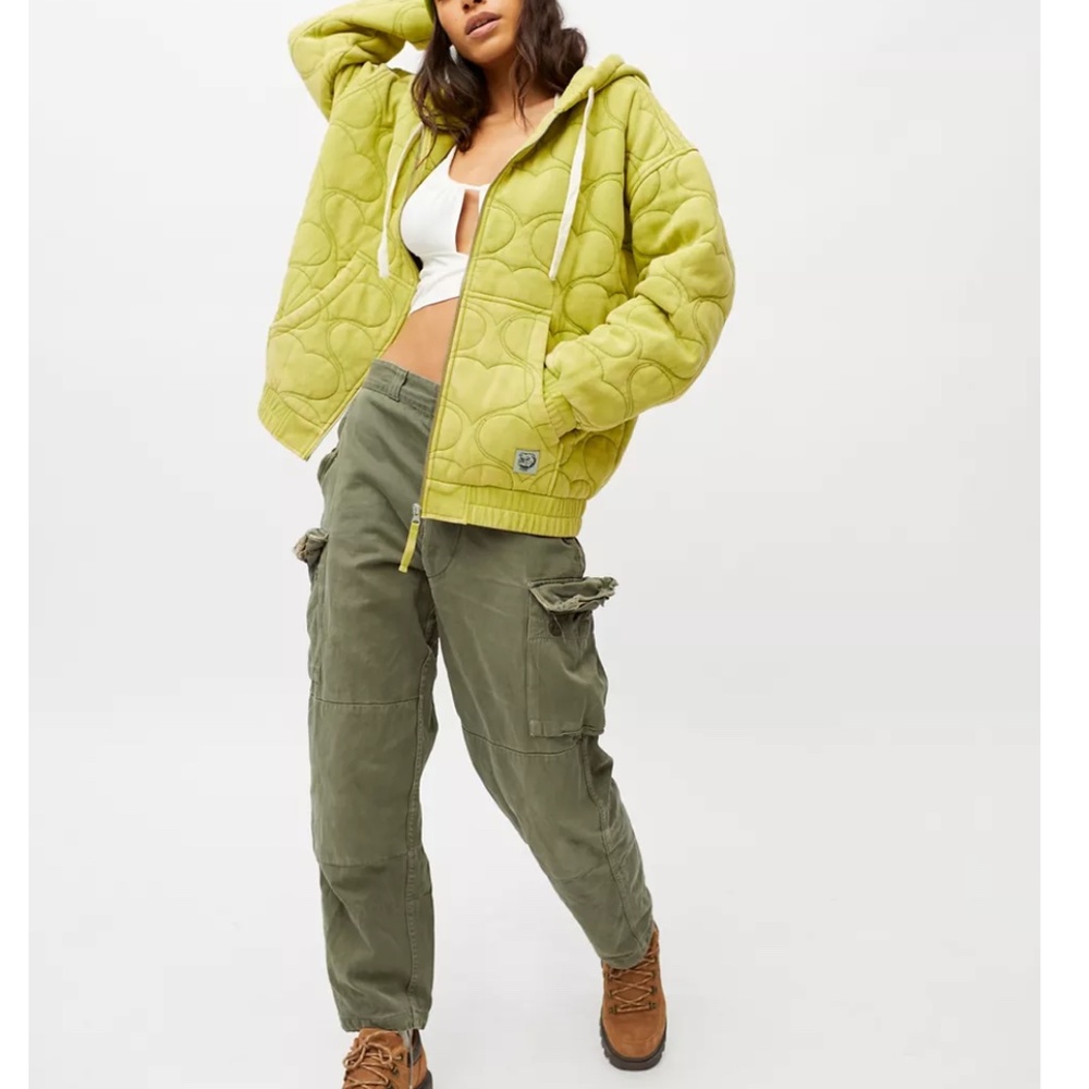 Columbia Retro Jacket Reversible Highlighter Green